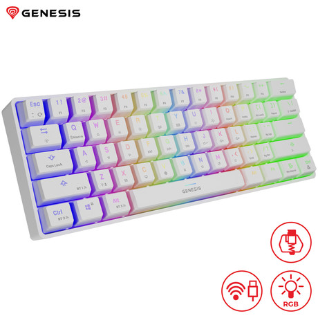 GENESIS THOR 660 gaming tipkovnica, mehanska, žična USB Type-C / brezžična