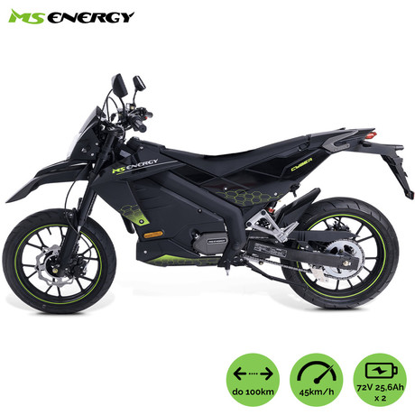 Električni motor MS ENERGY CYBER, 3000W, 45km/h, doseg 100km, LED osvetlitev, LCD