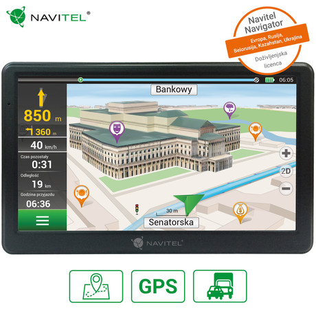 GPS navigacija NAVITEL E700 , 7'' touch, MicroSD, + karte celotne Evrope