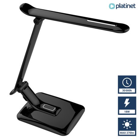 PLATINET PDL70 namizna LED + nočna svetilka, upravljanje na dotik, USB