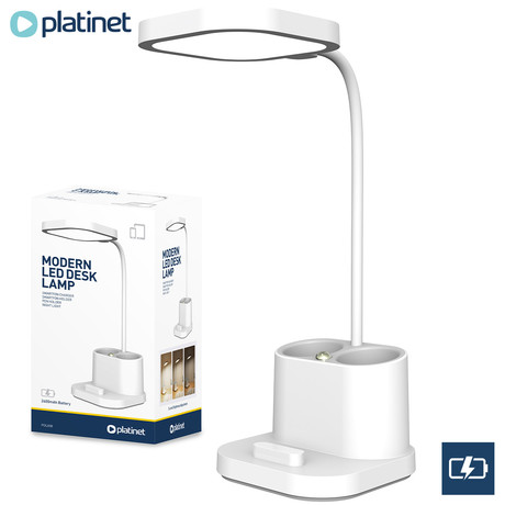 PLATINET PDL008 namizna LED svetilka, 5v1, nastavljiva svetlost, posodica za