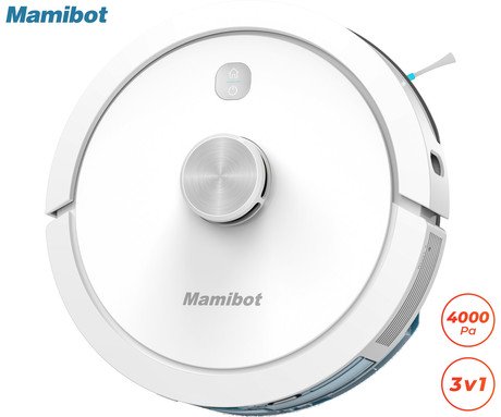 Mamibot EXVAC900 robotski sesalnik, 3v1 hibrid (sesanje, pometanje, pomivanje),