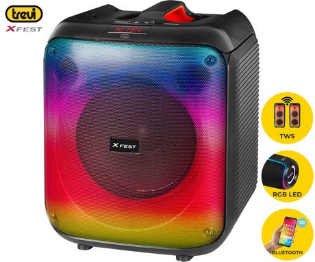 TREVI XF 470 KB prenosni KARAOKE zvočnik, Bluetooth, TWS, polnilna