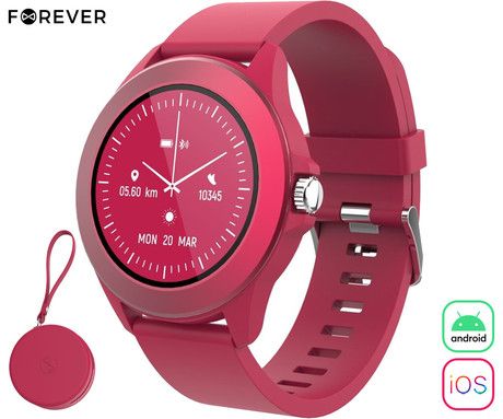 FOREVER Colorum CW-300 pametna ura, ura, 1.22" zaslon, Bluetooth, Android +