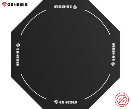 GENESIS TELLUR 400 OCTAGON podloga za stol, 100cm premer, protizdrsna, mehka