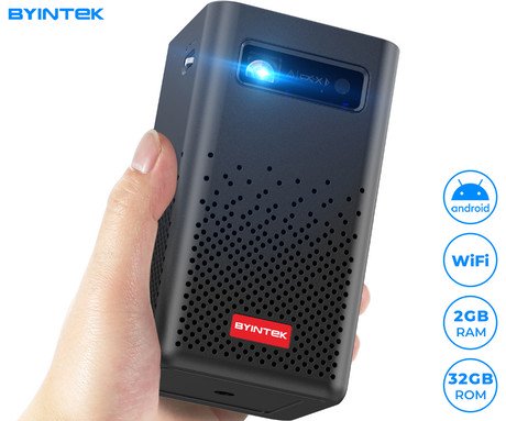 BYINTEK UFO P20 prenosni 3D LED DLP projektor, Android, WiFi, Bluetooth, - Image 2