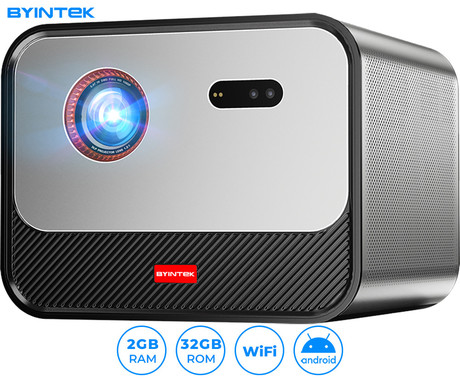 BYINTEK R80 prenosni 3D LED DLP projektor, Android, WiFi, Bluetooth,