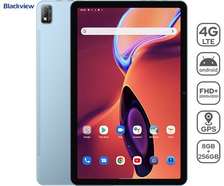 Blackview TAB 16 tablični računalnik, 11", 4G-LTE, 8GB+256GB, IPS Full HD+,