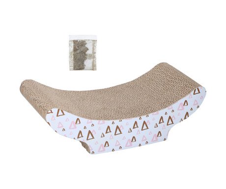 Pet Toys praskalnik za mačke, 3v1, ležišče, +mačja meta, 38x20x12cm - Image 5