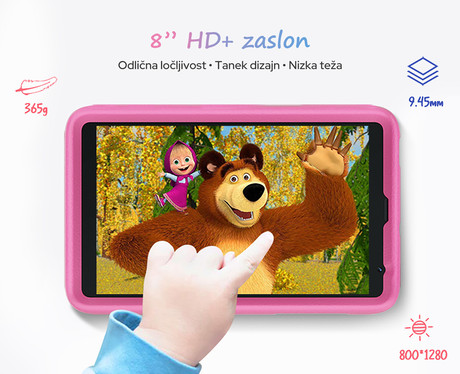 EOL - BlackView TAB 6 KIDS tablični 8", 3v1 (tablica+telefon+bralnik), - Image 4