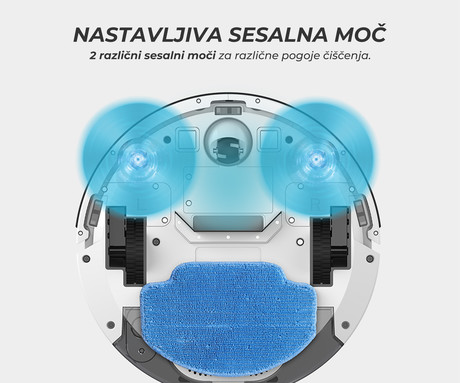 Robotski sesalnik MAMIBOT ProVac Titan 2, 3v1 hibrid (sesanje, pomivanje, - Image 4