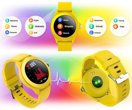 FOREVER Colorum CW-300 pametna ura, ura, 1.22" zaslon, Bluetooth, Android + - Image 5