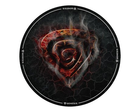 GENESIS TELLUR 400 ROUND LAVA podloga za stol, 100cm premer, protizdrsna, mehka - Image 4
