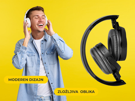 TREVI DJ 12E30 naglavne slušalke, Bluetooth 5.0, mikrofon, microSD, - Image 6