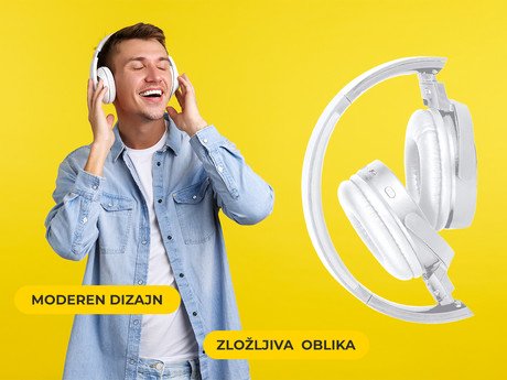 TREVI DJ 12E30 naglavne slušalke, Bluetooth 5.0, mikrofon, microSD, - Image 5