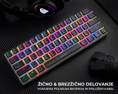 GENESIS THOR 660 gaming tipkovnica, mehanska, žična USB Type-C / brezžična - Image 5