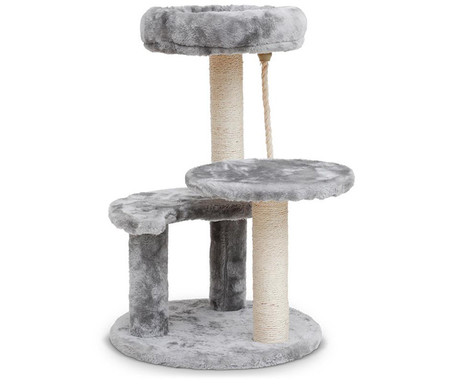 Pet Toys mačje drevo in praskalnik za mačke, 62x40x40cm, 3 nivoji - Image 6
