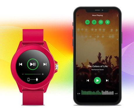 FOREVER Colorum CW-300 pametna ura, ura, 1.22" zaslon, Bluetooth, Android + - Image 4