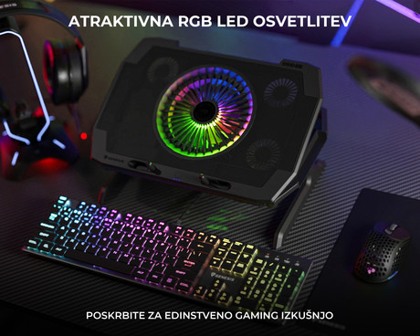 GENESIS OXID 850 RGB hladilno stojalo / podstavek za prenosnike do 17.3'', 6 - Image 5