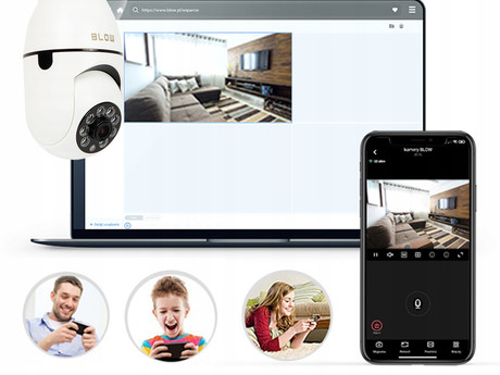 IP kamera BLOW H-933, WiFi, Super HD 3MP, vrtenje, nagibanje, IR nočno - Image 5