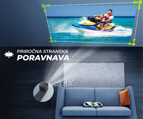 BYINTEK P19 prenosni 3D LED DLP projektor, Android, Dual WiFi, - Image 6
