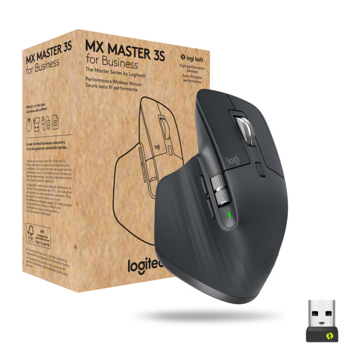 Logitech brezžična miška MX Master 3S business graphite-OEM - Image 5