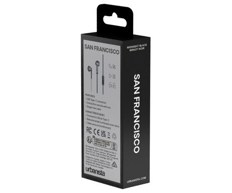 URBANISTA SAN FRANCISCO žične slušalke z mikrofonom, USB Type-C, hibridna - Image 6