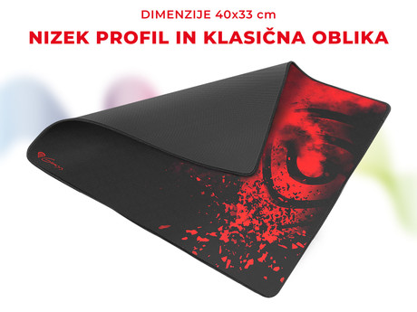 GENESIS Gaming podloga CARBON 500 L RISE, vodoodporna, zaščiteni robovi, - Image 3