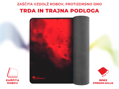 GENESIS Gaming podloga CARBON 500 M HAZE, vodoodporna, zaščiteni robovi, - Image 5