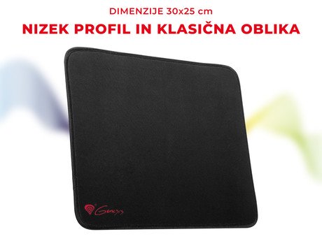 GENESIS Gaming podloga CARBON 500 M miško, gaming, 300x250mm, vodoodporna, - Image 3