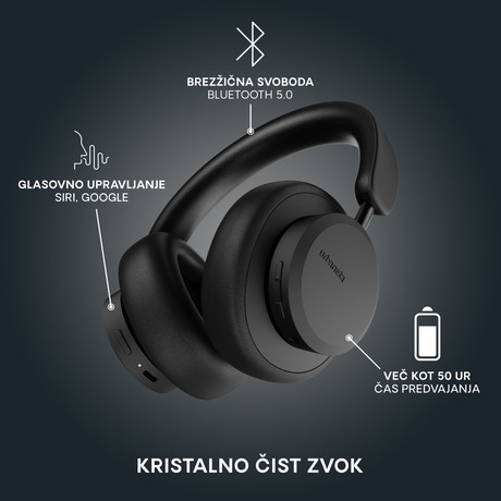 URBANISTA MIAMI naglavne brezžične slušalke, Bluetooth, ANC, do 50ur, - Image 5