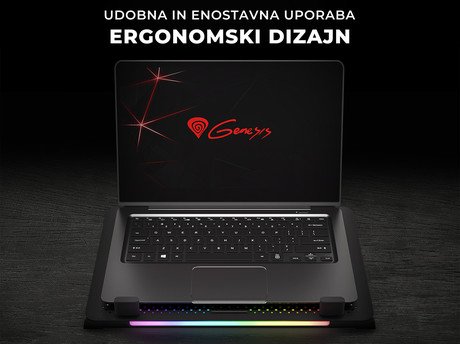 GENESIS OXID 450, hladilno stojalo / podstavek za prenosnike, do 15.6'', - Image 5