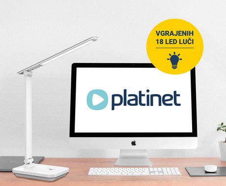 PLATINET PDL6731 namizna LED svetilka, vgrajena polnilna baterija, delovanje na - Image 3