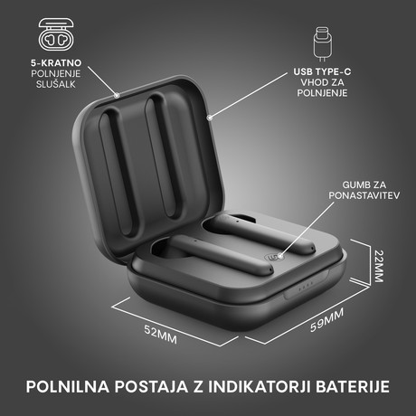 EOL - URBANISTA STOCKHOLM PLUS brezžične slušalke s polnilno postajo, Bluetooth, - Image 5