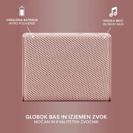 URBANISTA SYDNEY bluetooth zvočnik, TWS, IPX5, Rose Gold (roza) - Image 3