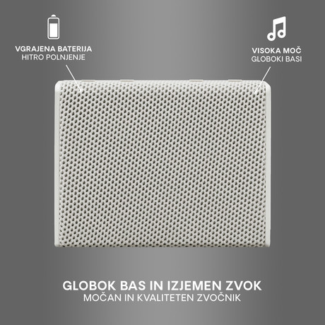 URBANISTA SYDNEY bluetooth zvočnik, TWS, IPX5, White Mist ( bel) - Image 3