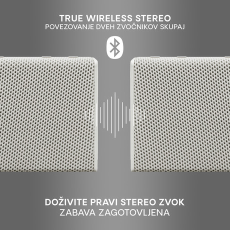 URBANISTA SYDNEY bluetooth zvočnik, TWS, IPX5, White Mist ( bel) - Image 4