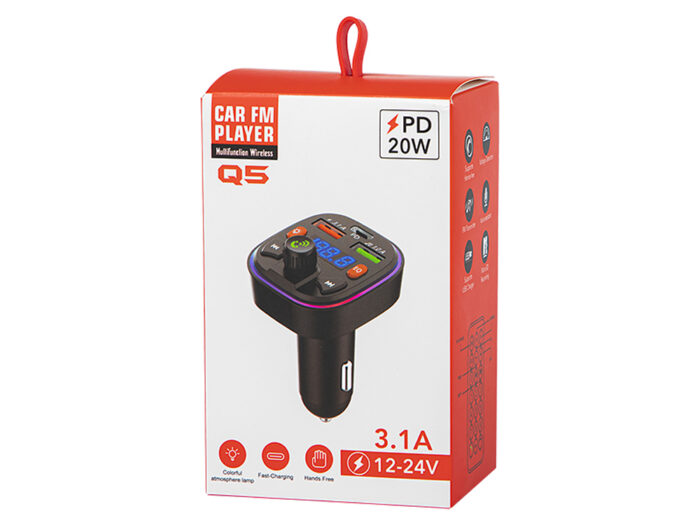 BLOW 74-170 FM oddajnik / transmitter, Bluetooth 5.0, Quick Charge 3.0, - Image 13