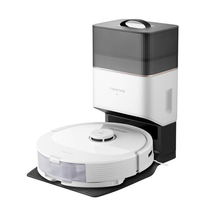 Roborock Q8 Max+ robotski sesalnik s samopraznilno postajo, bel