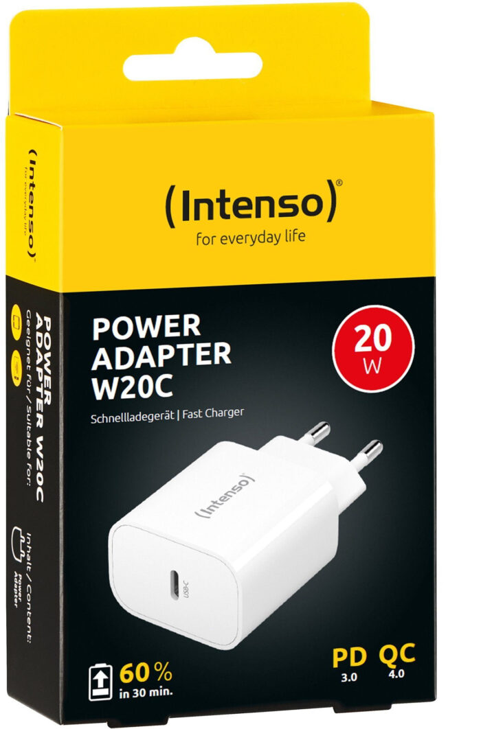 Intenso 20W napajalnik s priključkom USB-C W20C - Image 3