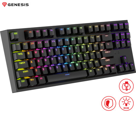 GENESIS THOR 404 TKL gaming tipkovnica, mehanska, RGB LED osvetlitev,