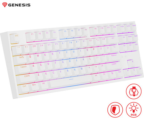 GENESIS THOR 404 TKL gaming tipkovnica, mehanska, RGB LED osvetlitev,