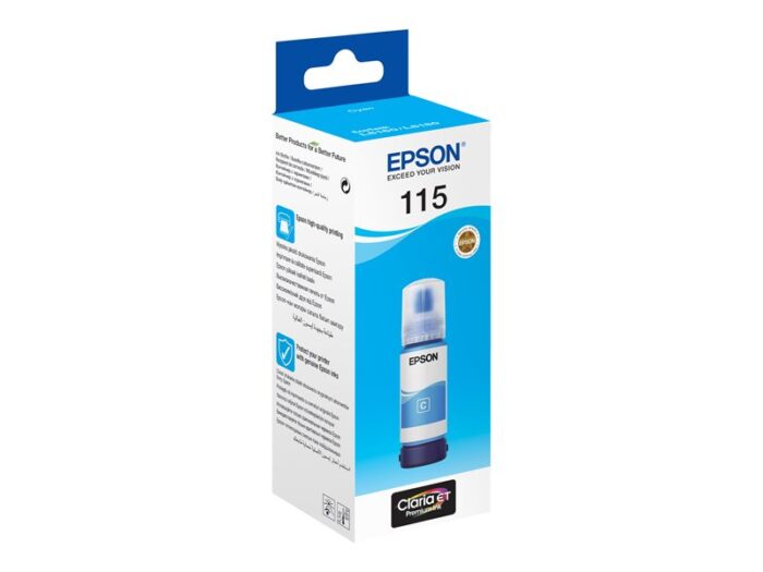 EPSON 115 EcoTank Cyan ink bottle - Image 3