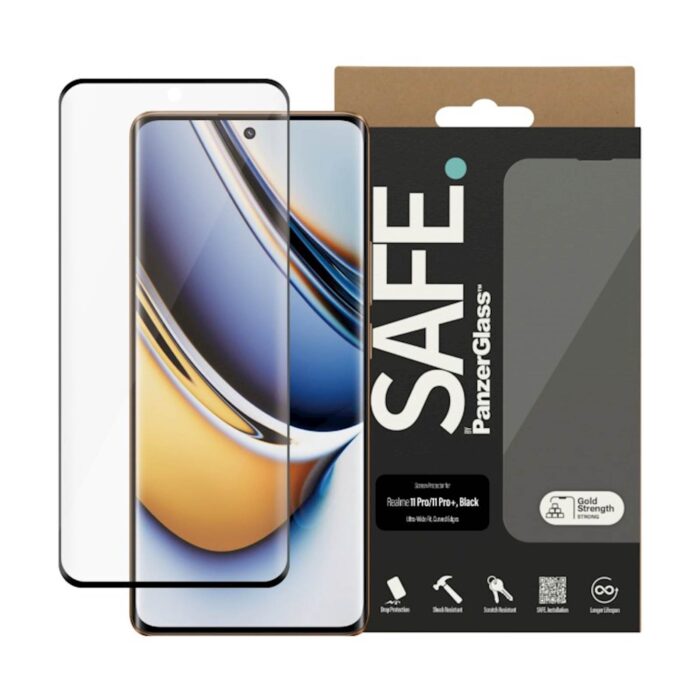 PANZERGLASS SAFE REALME 11 PRO/PRO+ UWF BLACK - Image 3