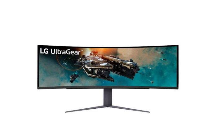 Monitor LG 49GR85DC-B UltraGear™, 49", ukrivljen, 5120x1440, 2x HDMI, DP, 240Hz