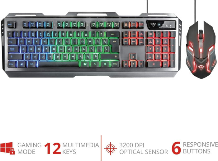 TRUST GAMING SET TIPKOVNICA + MIŠKA GXT 845 TURAL - Image 3