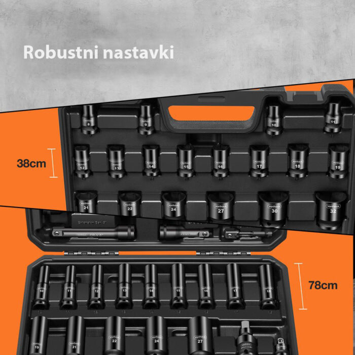 VonHaus komplet 40 kosov udarnih vtičnikov 3500318 - Image 4