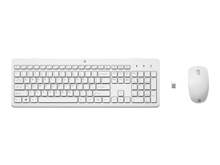 HP 230 Wrls Mouse + Keyboard Combo WHT - Image 5