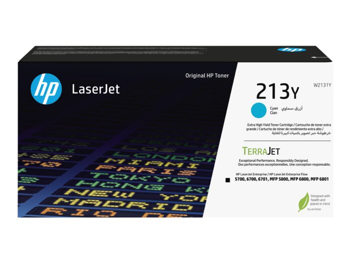 HP 213Y Cyn Original LaserJet Toner Crtg - Image 6