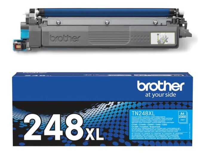 BROTHER TN248XLC Cyan Toner Cartridge - Image 5